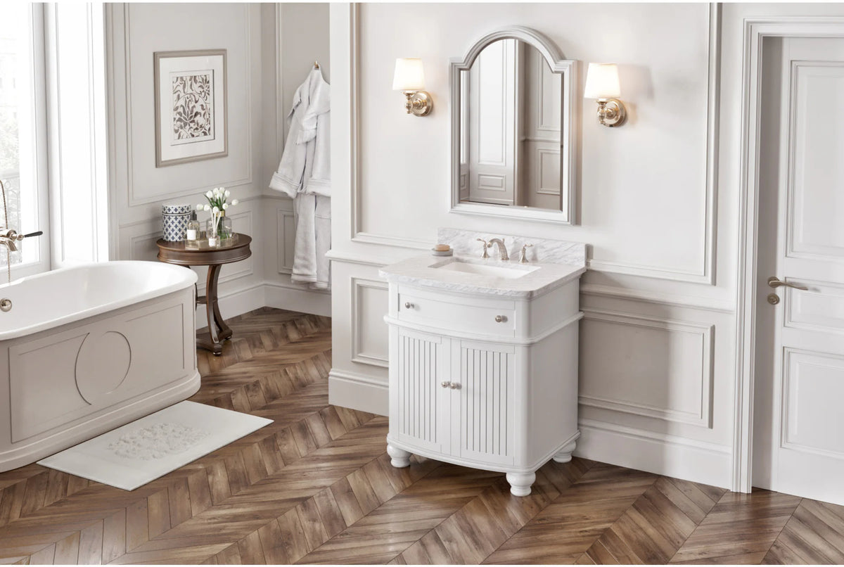 Compton 30'' White Vanity VN2COM-30-WH-NT