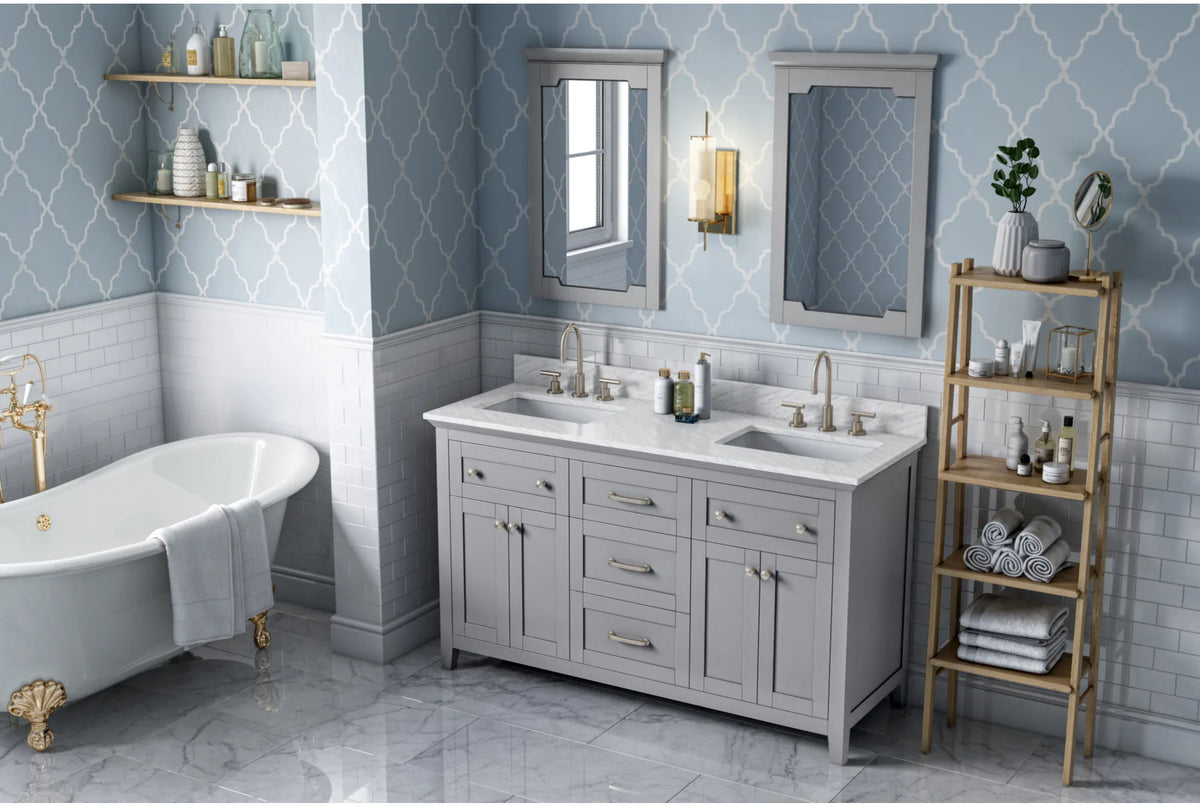 Chatham 60'' Grey Vanity, double bowl VN2CHA-60-GR-NT
