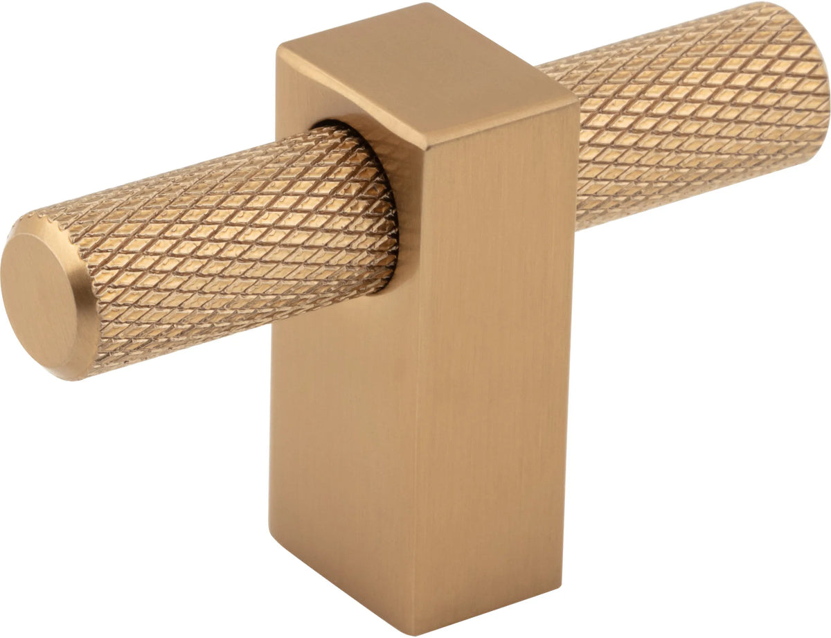 Larkin Knurled 2-3/8'' Length Bar Knob 498T-SBZ
