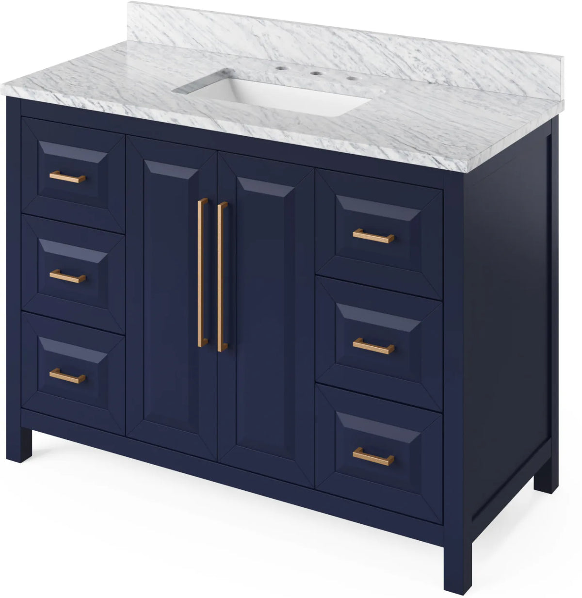 2nd Gen Cade Vanities 33'' W x 1'' D x 28'' H Hale Blue Cade mirror MIR2CAD-33-BL