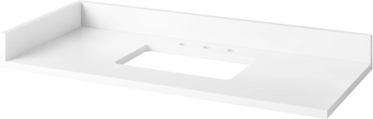 Vanity Top Collection White Quartz Sidesplash SSPLASH21WQ