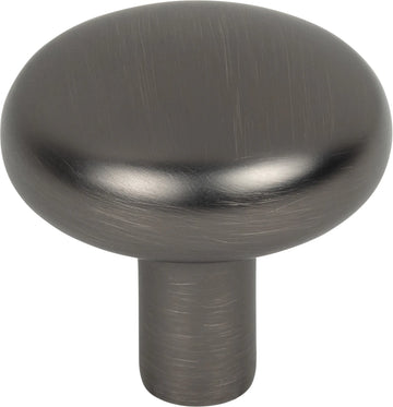 Loxley 1-1/4'' diam Mushroom Knob 329BNBDL