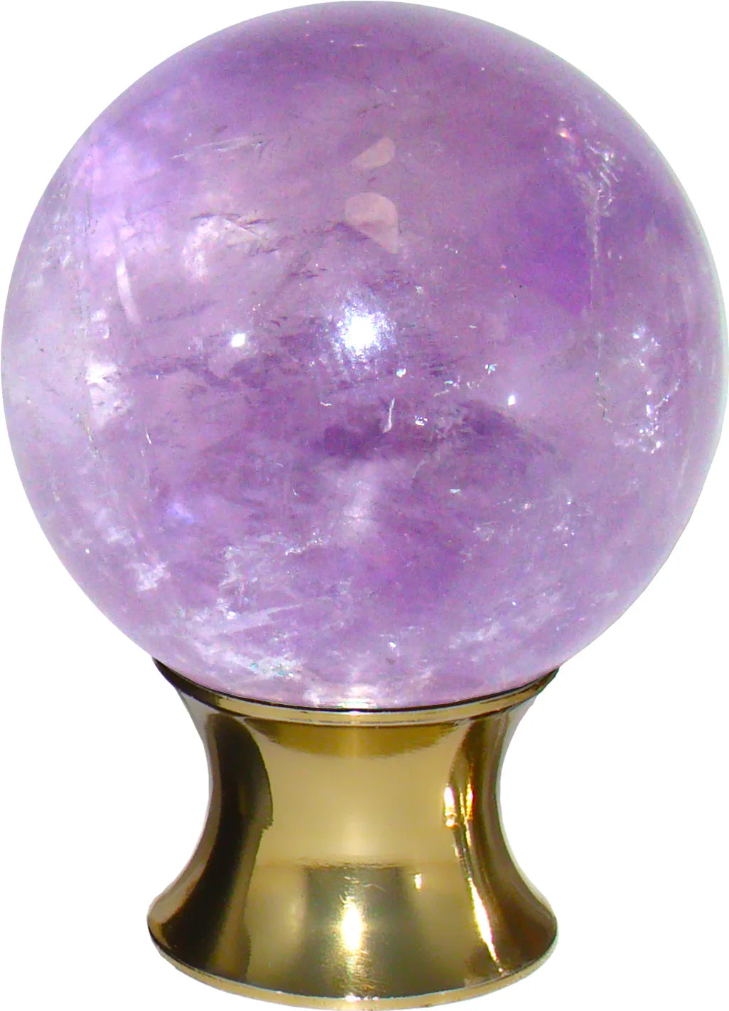 Amethyst Sphere Cabinet Knob C35