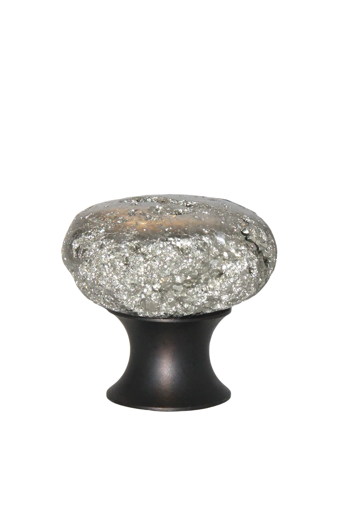 Myterra Gemstone Pyrite Cabinet Disk Knob
