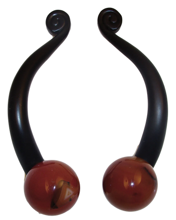 Myterra Gemstone Carnelian 4" Cabinet Pull