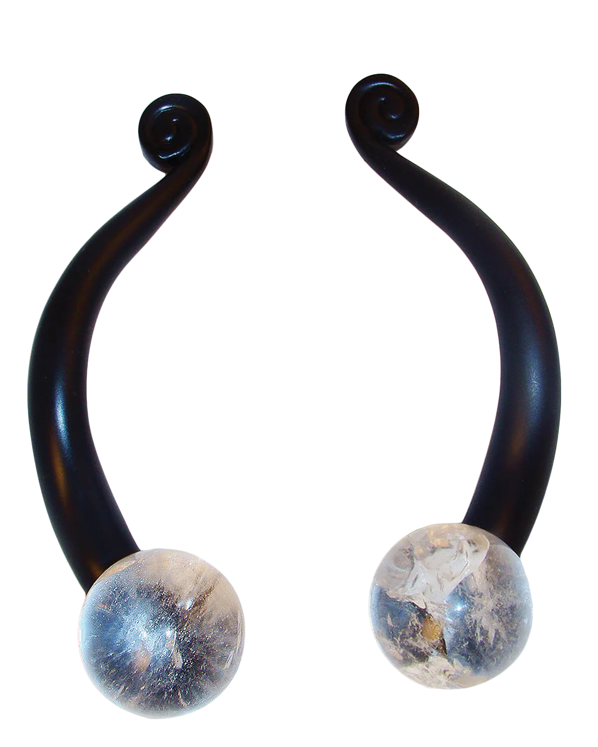 Myterra Gemstone Crystal Quartz 4" Cabinet Pull