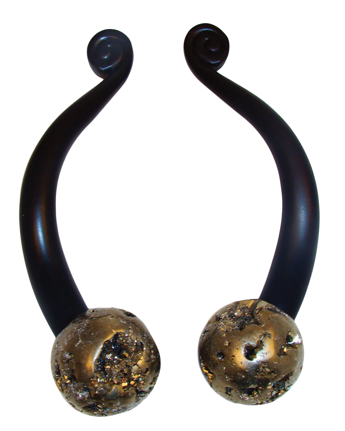 Myterra Gemstone Pyrite 4" Cabinet Pull