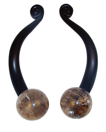 Myterra Gemstone Smokey Quartz 4" Cabinet Pull