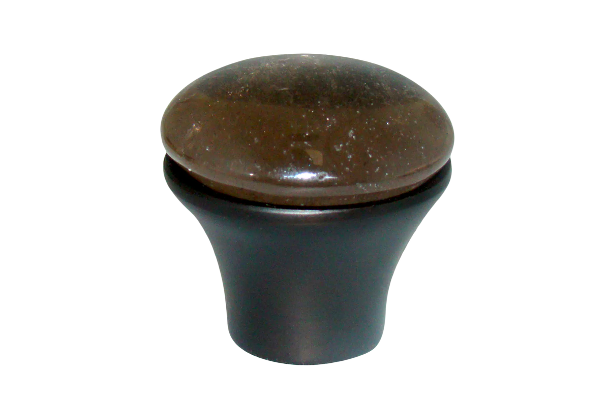 Myterra Gemstone Smokey Quartz Cabinet Base Knob