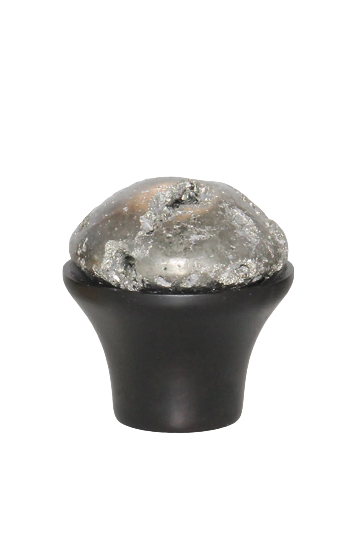 Myterra Gemstone Pyrite Cabinet Base Knob