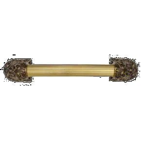 Acanthus Appliance Pull Bar, 16 Inch Drill Center, Antique Brass