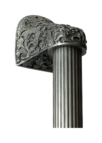 Florid Leaves Fluted Bar - 12'' Drill Centers
