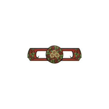 Delaney's Rose Pull Dark Brass/rose NHP-671-DB-C