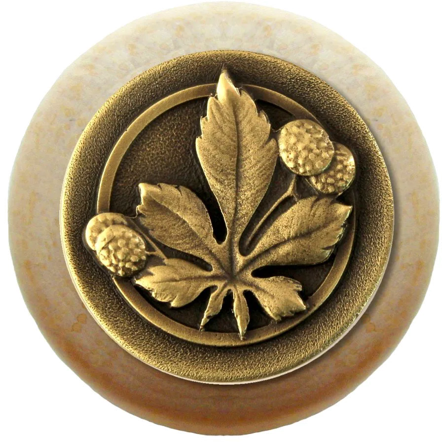Horse Chestnut Wood Knob NHW-743N