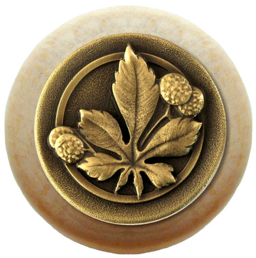 Horse Chestnut Wood Knob NHW-743N