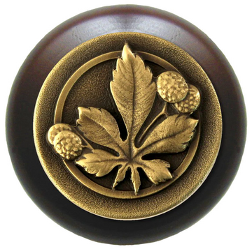 Horse Chestnut Wood Knob NHW-743W