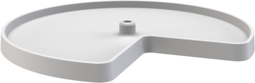 Rev-A-Shelf 28 in Polymer Kidney Lazy Susan, Single 3471-28-52