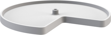 Rev-A-Shelf 32 in Polymer Kidney Lazy Susan, Single 3471-32-52