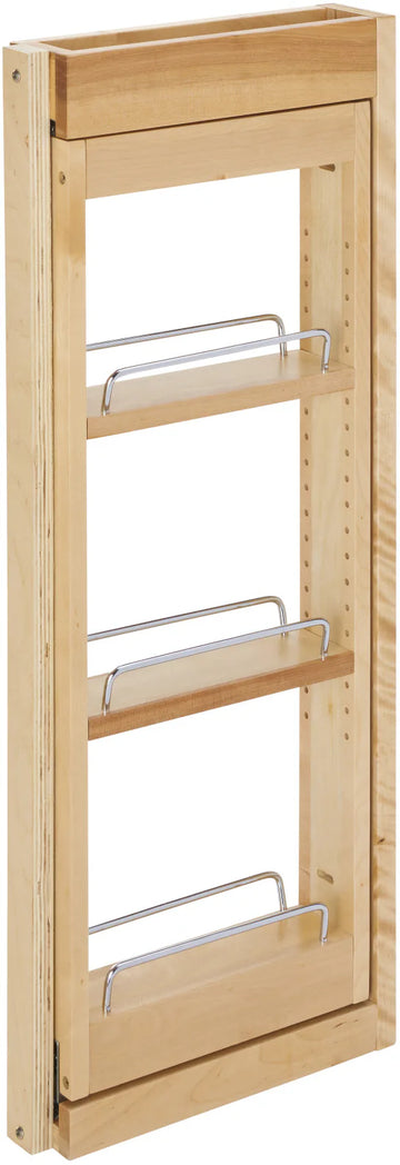 Rev-A-Shelf 3 in. W x 30 in. H Pull-Out Between Cabinet Wall Filler w/Soft-Close 432-WFBBSC30
