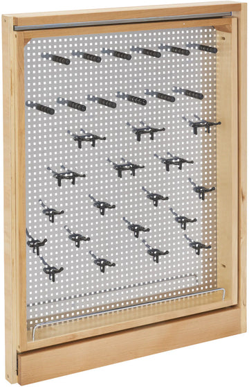 Rev-A-Shelf 3 in Stainless Steel Filler Pullout Soft-Close 434-BFBBSC-SS