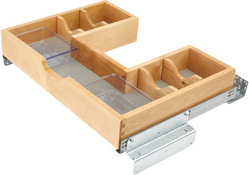 Rev-A-Shelf 30 in Vanity U-Shaped Undersink Pullout 486-30VSBSC-SM-1