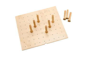 Rev-A-Shelf Small 24 x 21 Wood Peg Board System w/ 9 pegs 4DPS-21