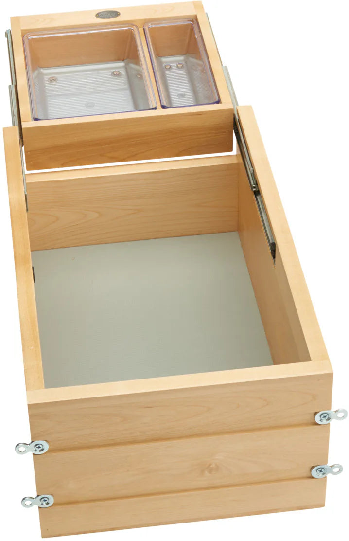 Rev-A-Shelf 15 in Vanity Half-Tiered Drawer Only w/ Full Access 4VDOHT-343FL