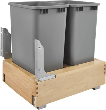 Rev-A-Shelf Double 50 Qrt Pull-Out Waste Container 4WCBM-2150DM-2