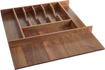 Rev-A-Shelf Short Walnut Cutlery Tray Insert 4WCT-WN-3SH
