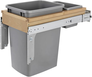 Rev-A-Shelf 35 Qrt Top mount Waste Container 4WCTM-12INDM-1