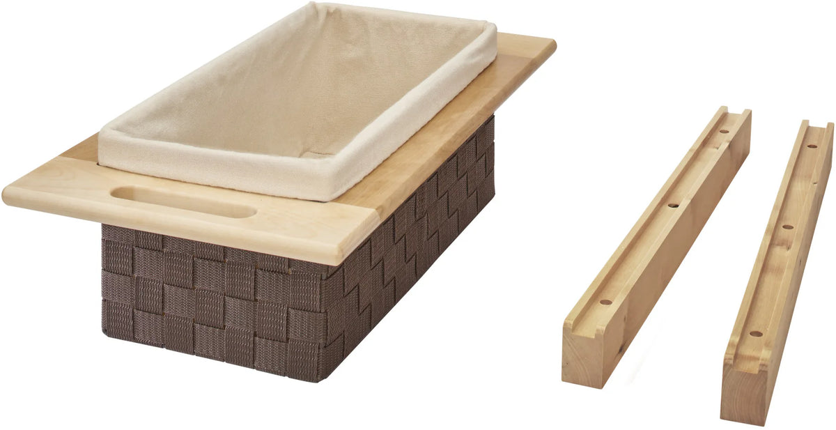 Rev-A-Shelf 15'' Woven Basket w/ Rails 4WV-15