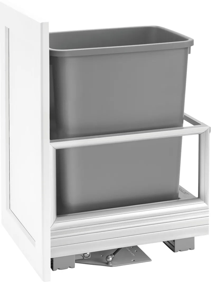 Rev-A-Shelf 35 Qrt Pull-Out Waste Container w/Rev-A-Motion 5149-15DM18-117