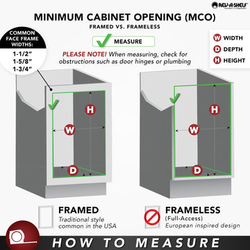Rev-A-Shelf Aluminum Pull-Out Hamper 5190-15RM