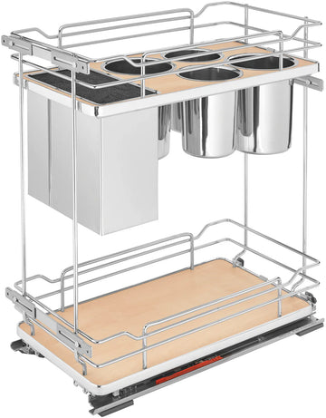 Rev-A-Shelf Two-Tier Knife Organizer with Blum Soft-Close 5322KB-BCSC-11-MP
