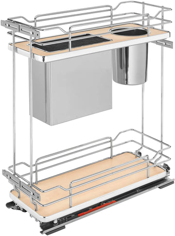 Rev-A-Shelf Two-Tier Knife Organizer with Blum Soft-Close 5322KB-BCSC-9-MP