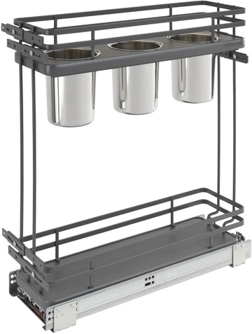 Rev-A-Shelf Two-Tier Utility Organizer with Blum Soft-Close 5322UT-BCSC-6
