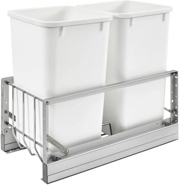 Rev-A-Shelf Double 27 Qrt Pull-Out Waste Containers 5349-1527DM