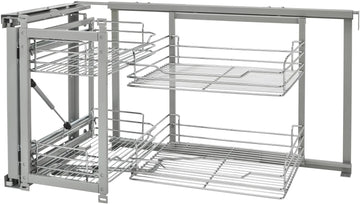 Rev-A-Shelf 15 in Blind Corner Organizer Soft Close 5707-CR
