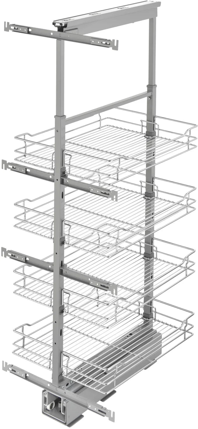 Rev-A-Shelf 16 in Chrome Basket Pantry Pullout Soft Close 5743-16-CR-1