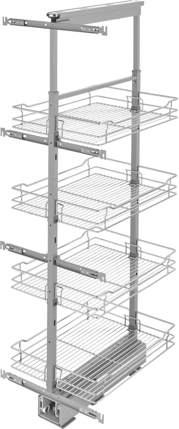 Rev-A-Shelf 16 in Chrome Basket Pantry Pullout Soft Close 5750-16-CR-1