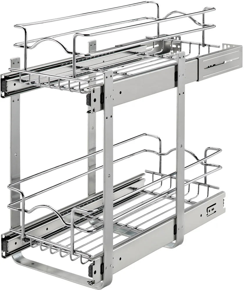 Rev-A-Shelf 9 in x 18 in Two-Tier Pull-Out Baskets 5WB2-CR-1