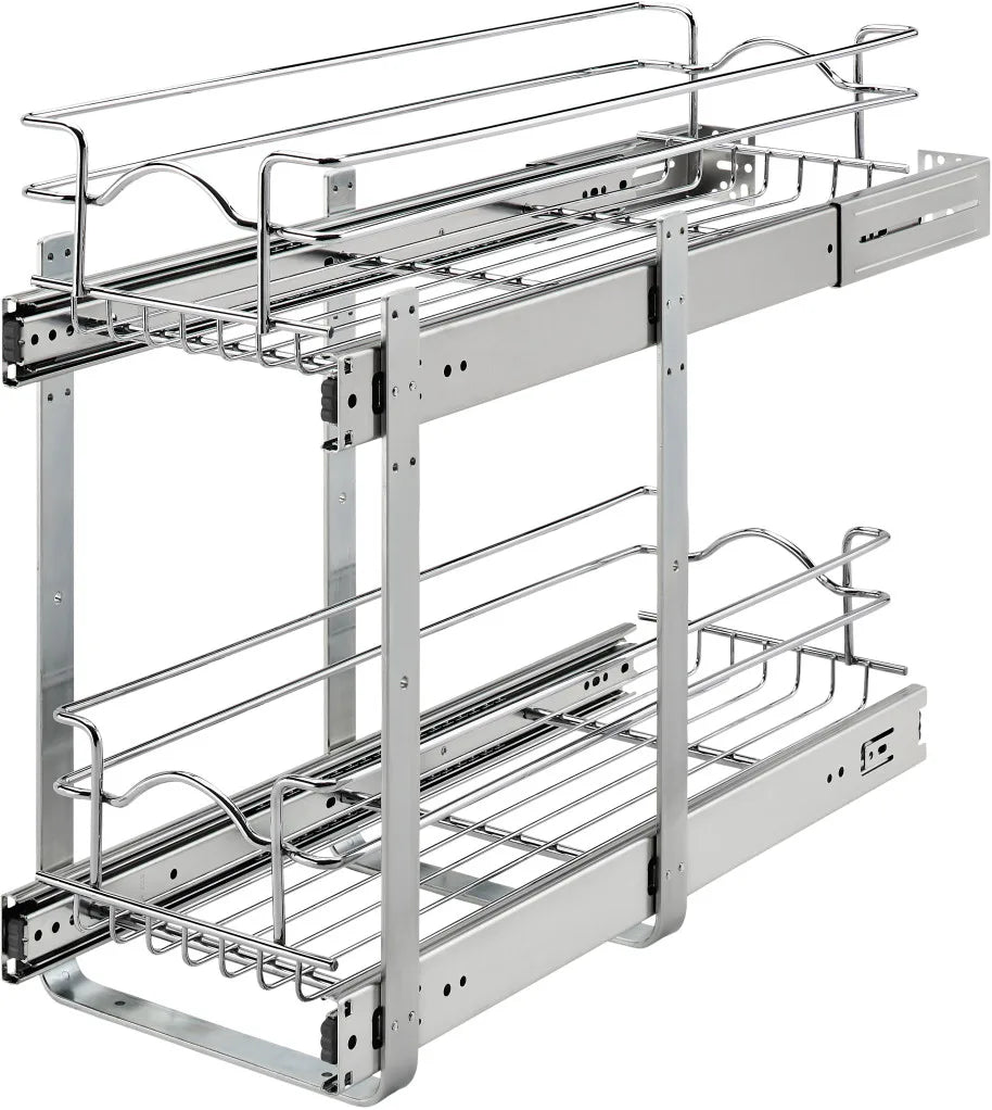 Rev-A-Shelf 9 in x 22 in Two-Tier Pull-Out Baskets 5WB2-0922CR-1