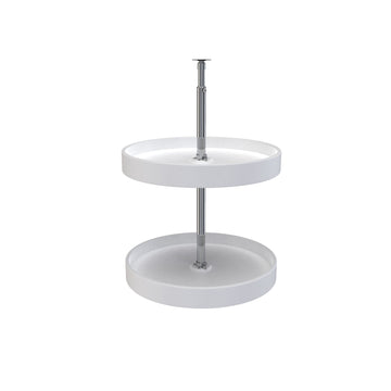 Rev-A-Shelf 18 in Polymer Full Circle Lazy Susans 2-Shelf 6012-52