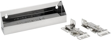 Rev-A-Shelf 10 in Stainless Steel Tip-Out Tray 6581-52