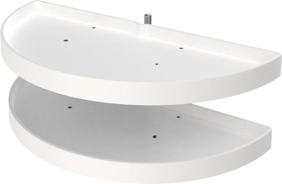 Rev-A-Shelf 39 in Polymer Two-Tier Half Moon Susans 6882-39-11-570