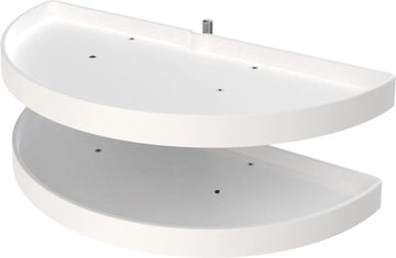 Rev-A-Shelf 39 in Polymer Two-Tier Half Moon Susans 6882-39-11-570