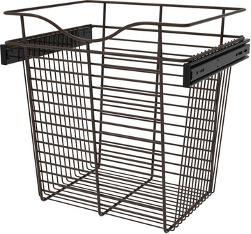 Rev-A-Shelf 18 in Oil Rubbed Bronze Closet Pullout Basket CB-181418ORB-1