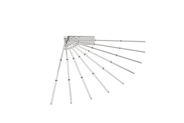 Rev-A-Shelf Wire Fan Pants Rack CPRF-16-52