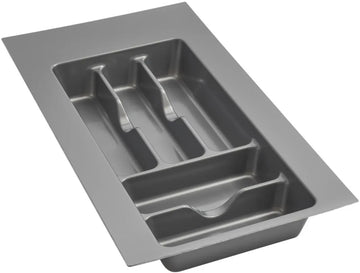 Rev-A-Shelf Small Silver Glossy Cutlery Organizer GCT-1-52