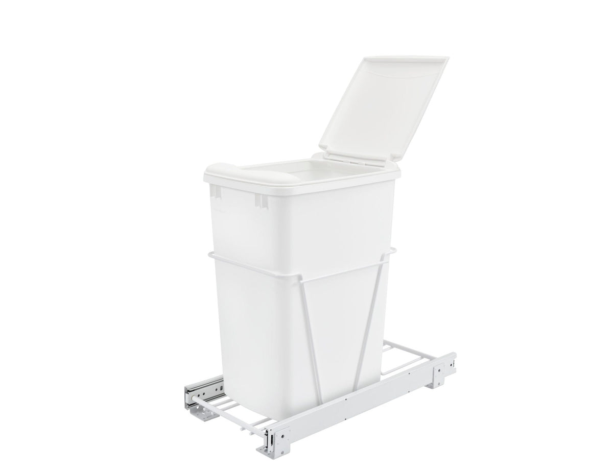Rev-A-Shelf 35 Qrt Pull-Out Waste Container With Lid RV-12PB-LE